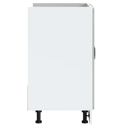 Sink Base Cabinet "Kalmar" Concrete Grey 80x46x81.5 cm