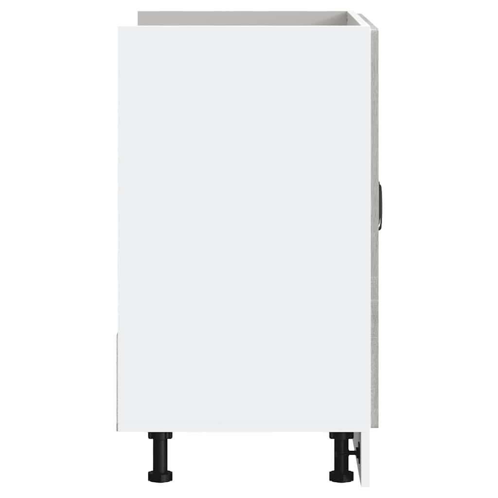Sink Base Cabinet "Kalmar" Grey Sonoma 80x46x81.5 cm