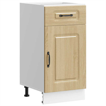 Kitchen Base Cabinet Kalmar Sonoma Oak Engineered Wood