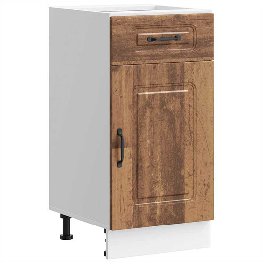 Kitchen Base Cabinet "Kalmar" Old Wood Engineered Wood