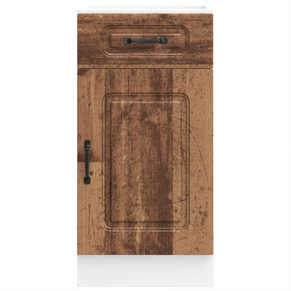 Kitchen Base Cabinet "Kalmar" Old Wood Engineered Wood