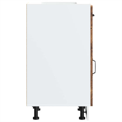 Kitchen Base Cabinet "Kalmar" Old Wood Engineered Wood