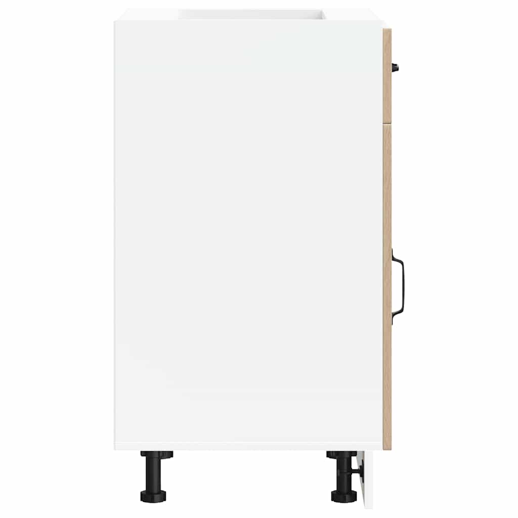 Kitchen Base Cabinet Kalmar Sonoma Oak Engineered Wood