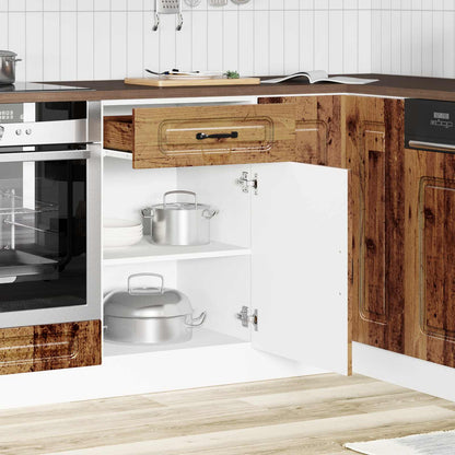 Kitchen Base Cabinet "Kalmar" Old Wood Engineered Wood