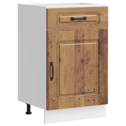 Kitchen Base Cabinet "Kalmar" Old Wood Engineered Wood