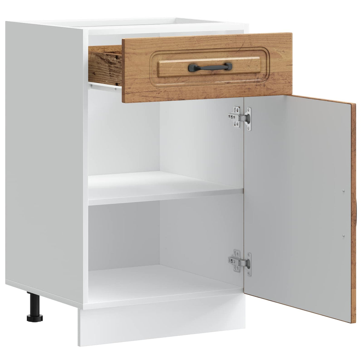 Kitchen Base Cabinet "Kalmar" Old Wood Engineered Wood