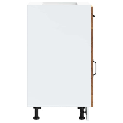 Kitchen Base Cabinet "Kalmar" Old Wood Engineered Wood