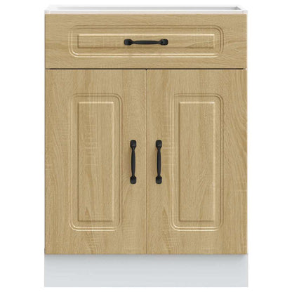 Kitchen Base Cabinet "Kalmar" Sonoma Oak Engineered Wood