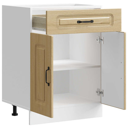 Kitchen Base Cabinet "Kalmar" Sonoma Oak Engineered Wood