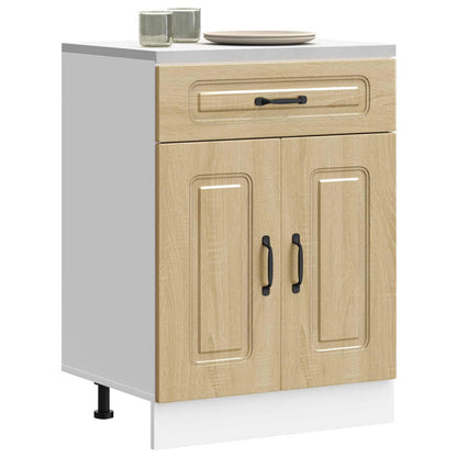 Kitchen Base Cabinet "Kalmar" Sonoma Oak Engineered Wood