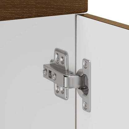 Kitchen Base Cabinet "Kalmar" Brown Oak Engineered Wood