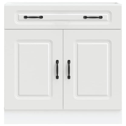 Kitchen Base Cabinet "Kalmar" White Engineered Wood