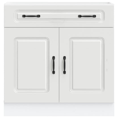 Kitchen Base Cabinet "Kalmar" White Engineered Wood