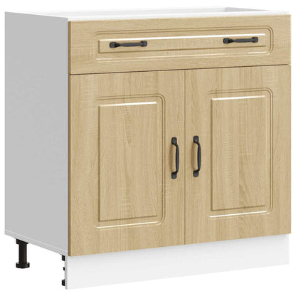 Kitchen Base Cabinet "Kalmar" Sonoma Oak Engineered Wood