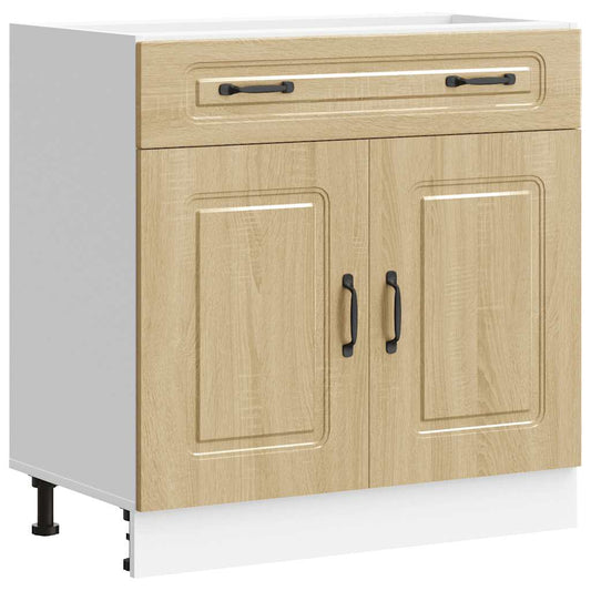 Kitchen Base Cabinet "Kalmar" Sonoma Oak Engineered Wood