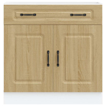 Kitchen Base Cabinet "Kalmar" Sonoma Oak Engineered Wood