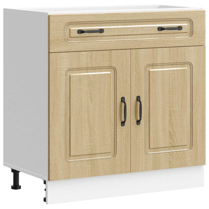 Kitchen Base Cabinet "Kalmar" Sonoma Oak Engineered Wood