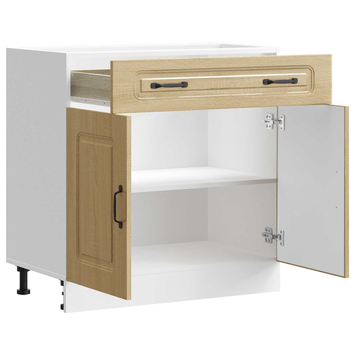 Kitchen Base Cabinet "Kalmar" Sonoma Oak Engineered Wood
