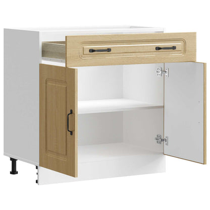 Kitchen Base Cabinet "Kalmar" Sonoma Oak Engineered Wood