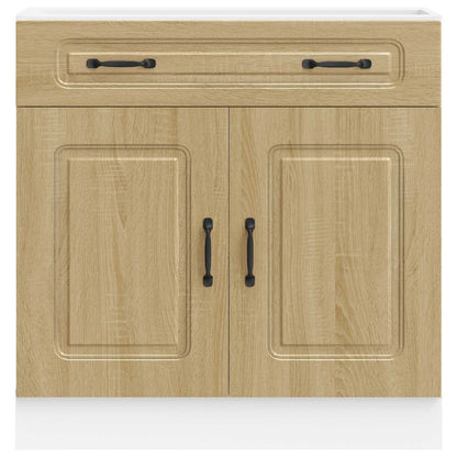 Kitchen Base Cabinet "Kalmar" Sonoma Oak Engineered Wood