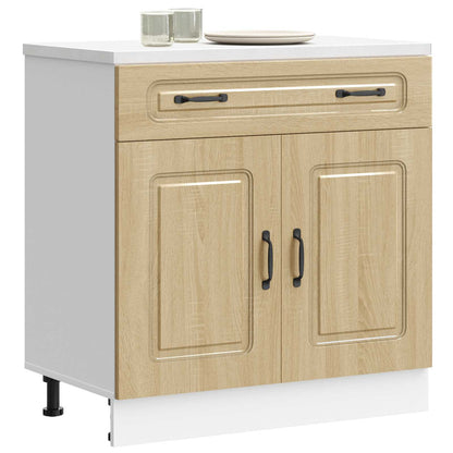 Kitchen Base Cabinet "Kalmar" Sonoma Oak Engineered Wood