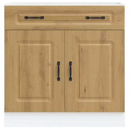 Kitchen Base Cabinet "Kalmar" Artisan Oak Engineered Wood