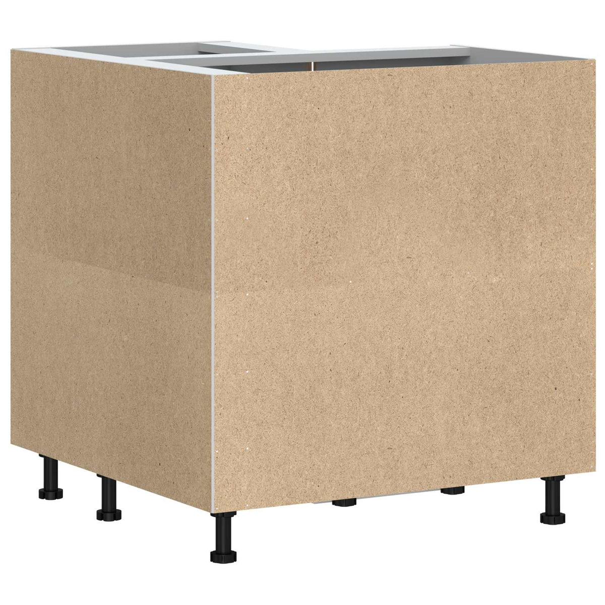Kitchen Corner Base Cabinet "Kalmar" High Gloss White