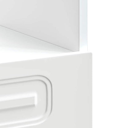 Oven Cabinet "Kalmar" White Engineered Wood