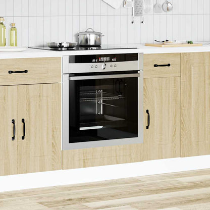 Oven Cabinet "Kalmar" Sonoma Oak Engineered Wood