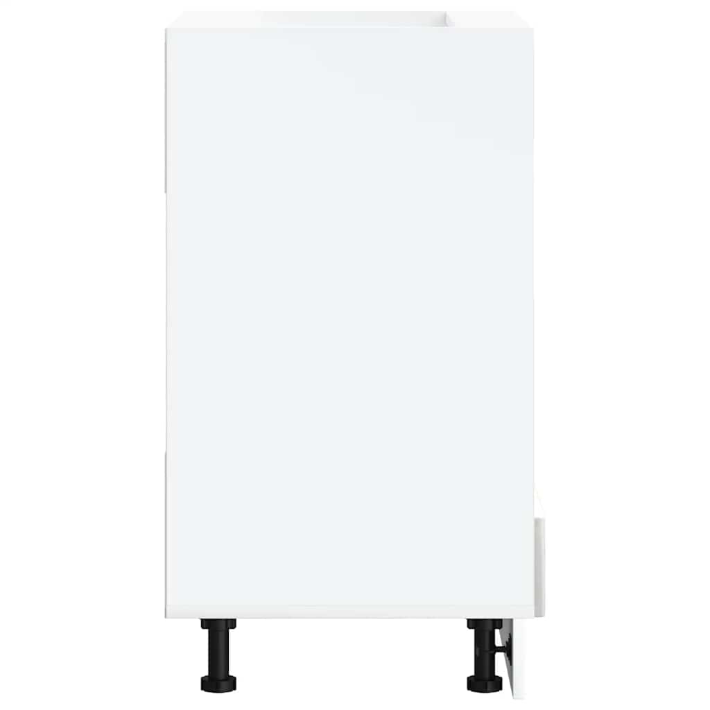 Oven Cabinet Kalmar Concrete Grey Engineered Wood