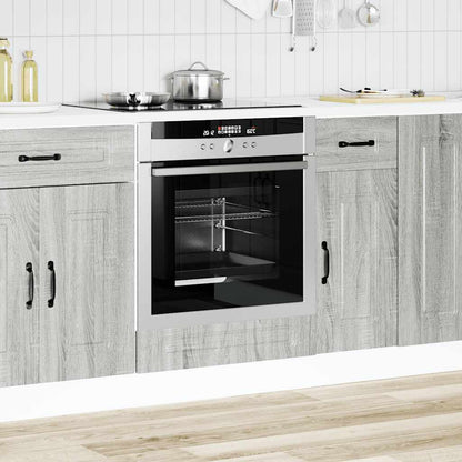 Oven Cabinet Kalmar Grey Sonoma Engineered Wood