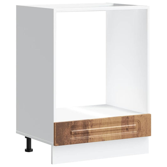 Oven Cabinet Kalmar Old Wood Engineered Wood