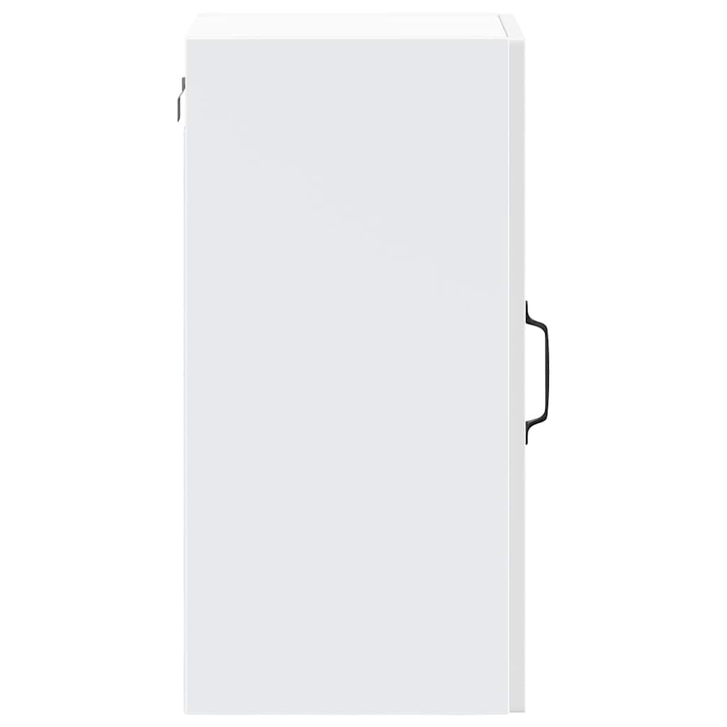 Kitchen Wall Cabinet with Glass Door "Kalmar" High Gloss White
