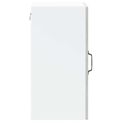Kitchen Wall Cabinet with Glass Door "Kalmar" Grey Sonoma