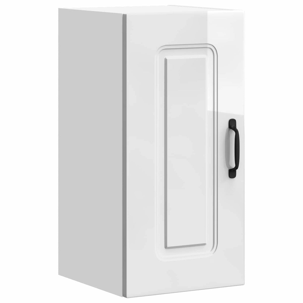 Kitchen Wall Cabinet "Kalmar" High Gloss White Engineered Wood
