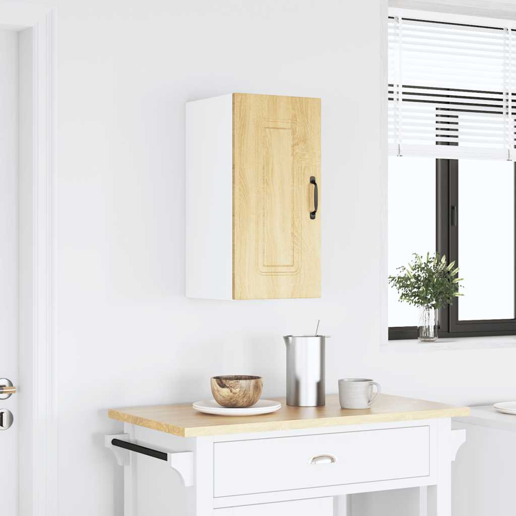 Kitchen Wall Cabinet Kalmar Sonoma Oak Engineered Wood