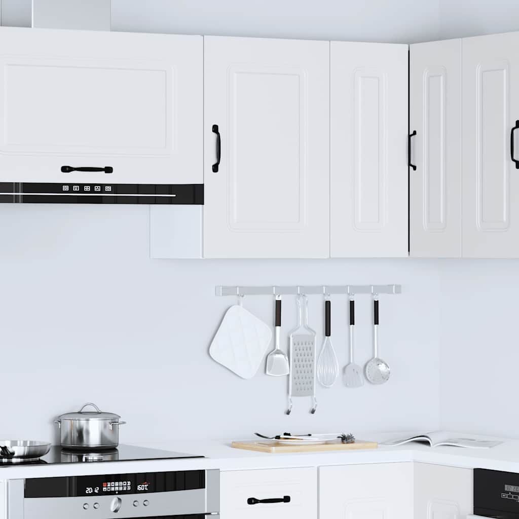 Kitchen Wall Cabinet "Kalmar" White Engineered Wood