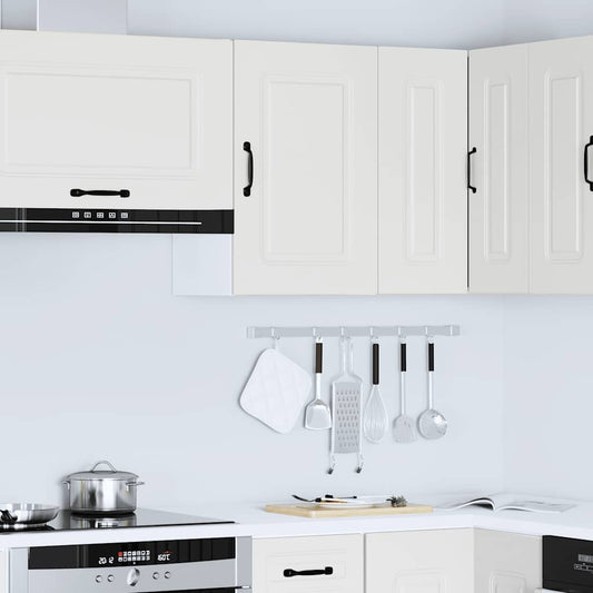 Kitchen Wall Cabinet "Kalmar" White Engineered Wood