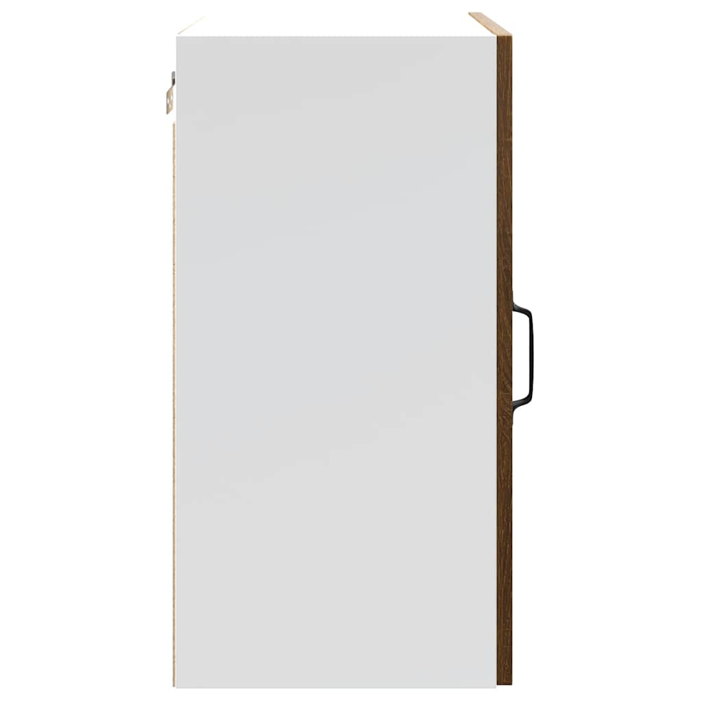 Kitchen Wall Cabinet Kalmar Brown Oak Engineered Wood