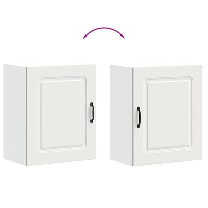 Kitchen Wall Cabinet "Kalmar" White Engineered Wood