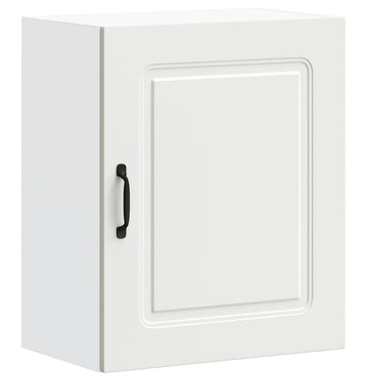 Kitchen Wall Cabinets 2 pcs Kalmar White Engineered Wood