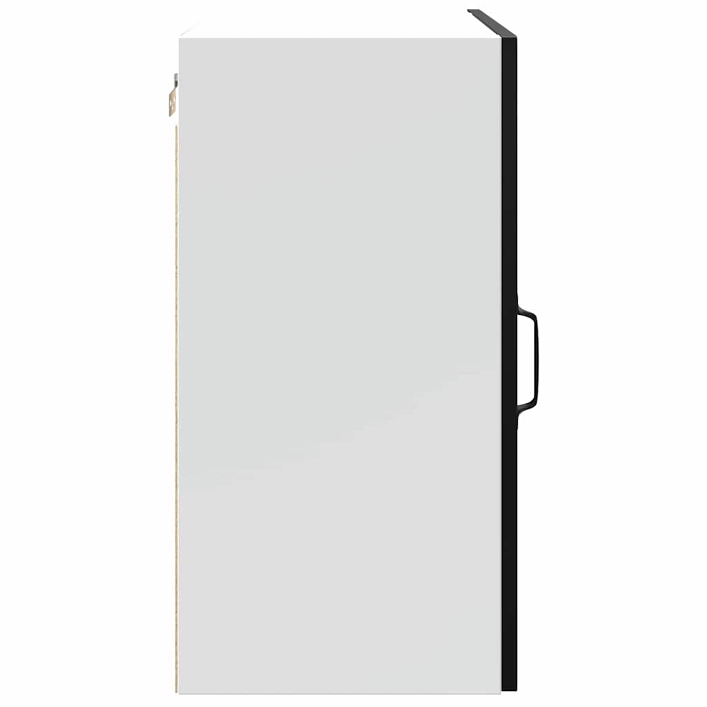Kitchen Wall Cabinets 2 pcs Kalmar Black Engineered Wood