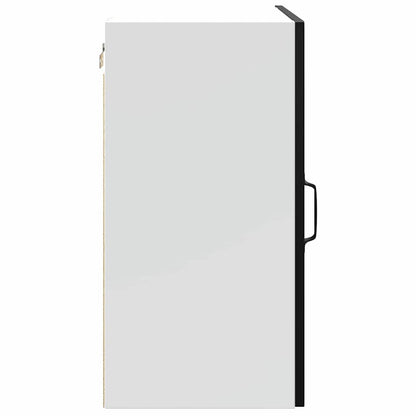 Kitchen Wall Cabinets 2 pcs Kalmar Black Engineered Wood