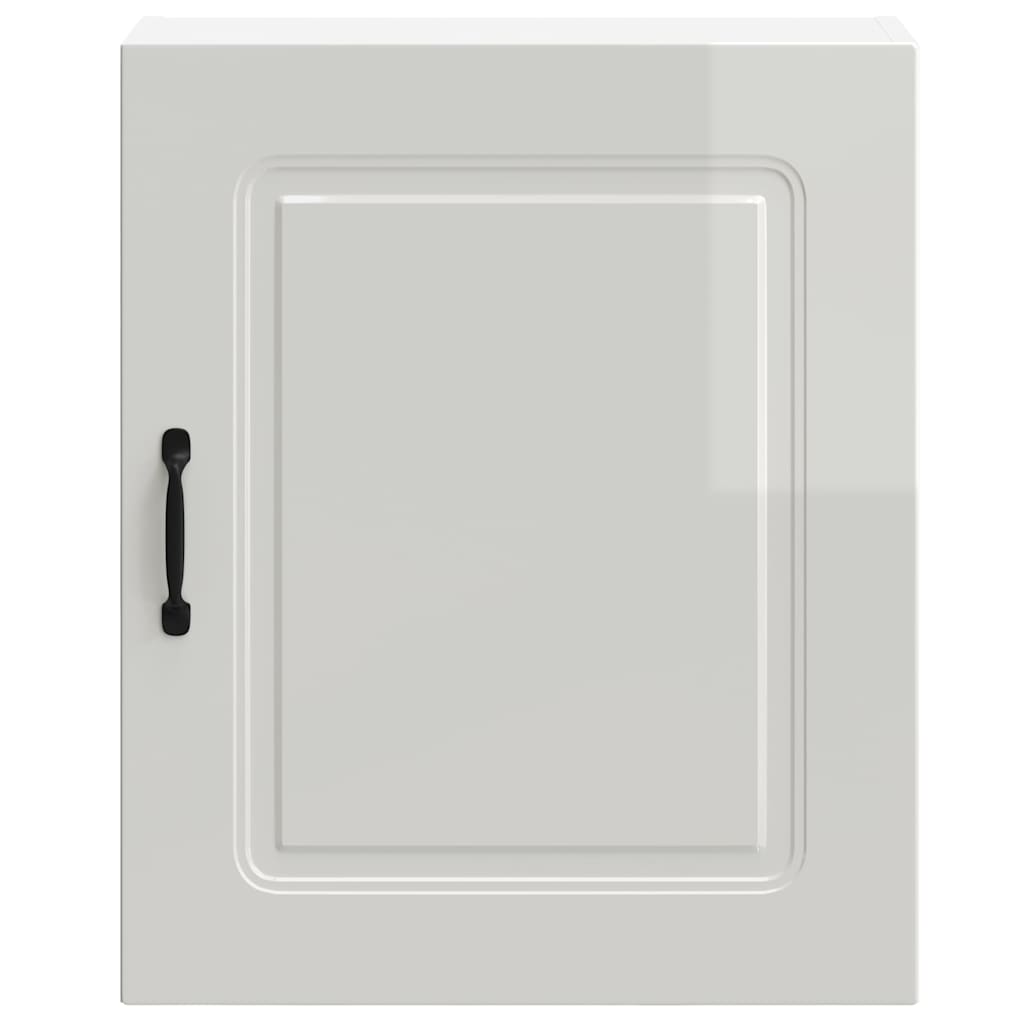 Kitchen Wall Cabinets 2 pcs "Kalmar" High Gloss White