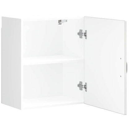Kitchen Wall Cabinets 2 pcs "Kalmar" High Gloss White