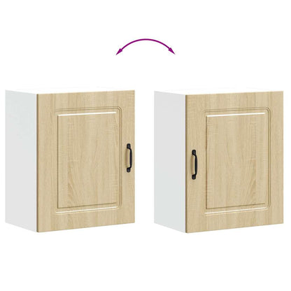 Kitchen Wall Cabinet Kalmar Sonoma Oak Engineered Wood