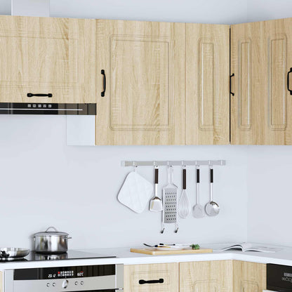 Kitchen Wall Cabinet Kalmar Sonoma Oak Engineered Wood