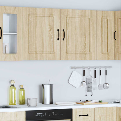 Kitchen Wall Cabinets 2 pcs Kalmar Sonoma Oak Engineered Wood