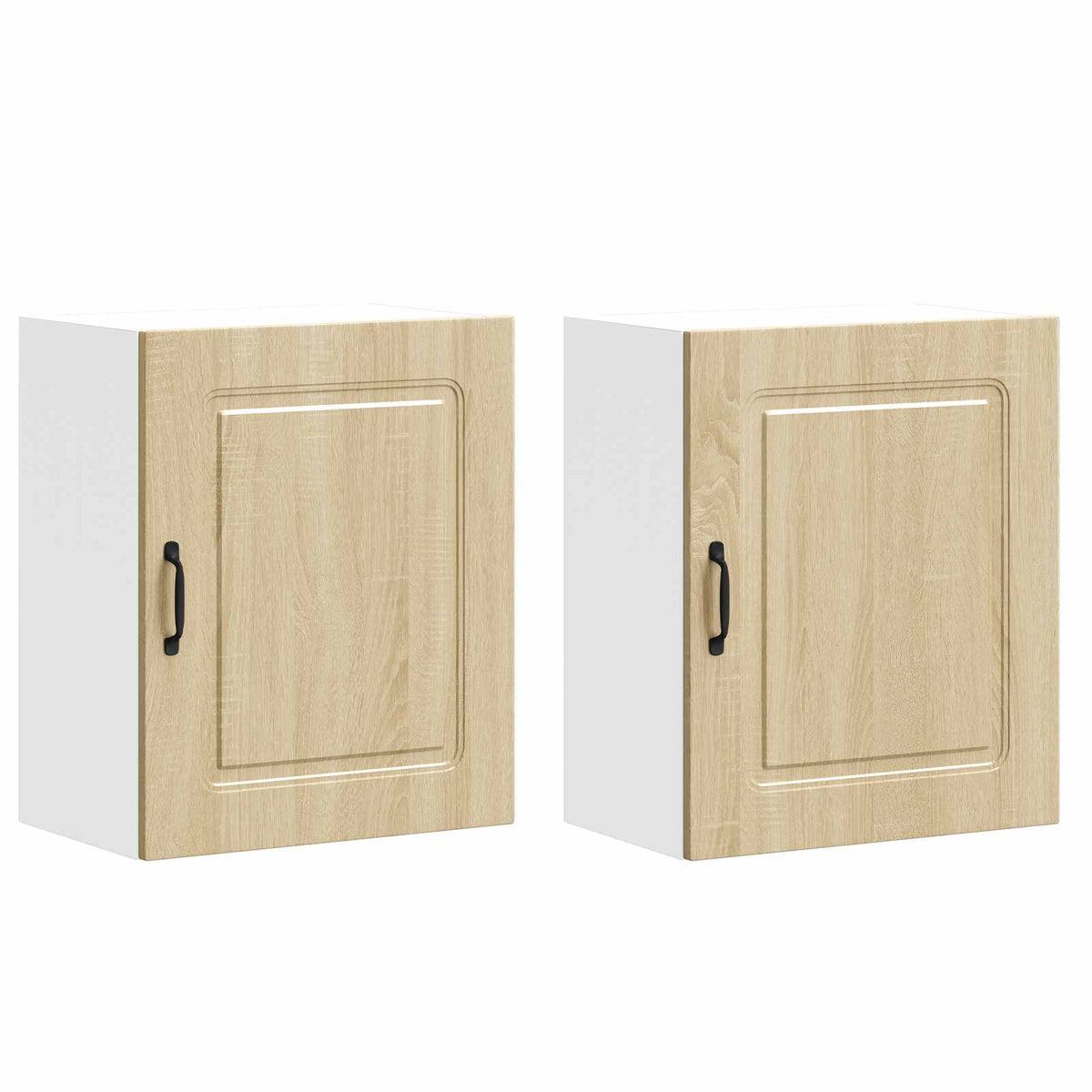 Kitchen Wall Cabinets 2 pcs Kalmar Sonoma Oak Engineered Wood