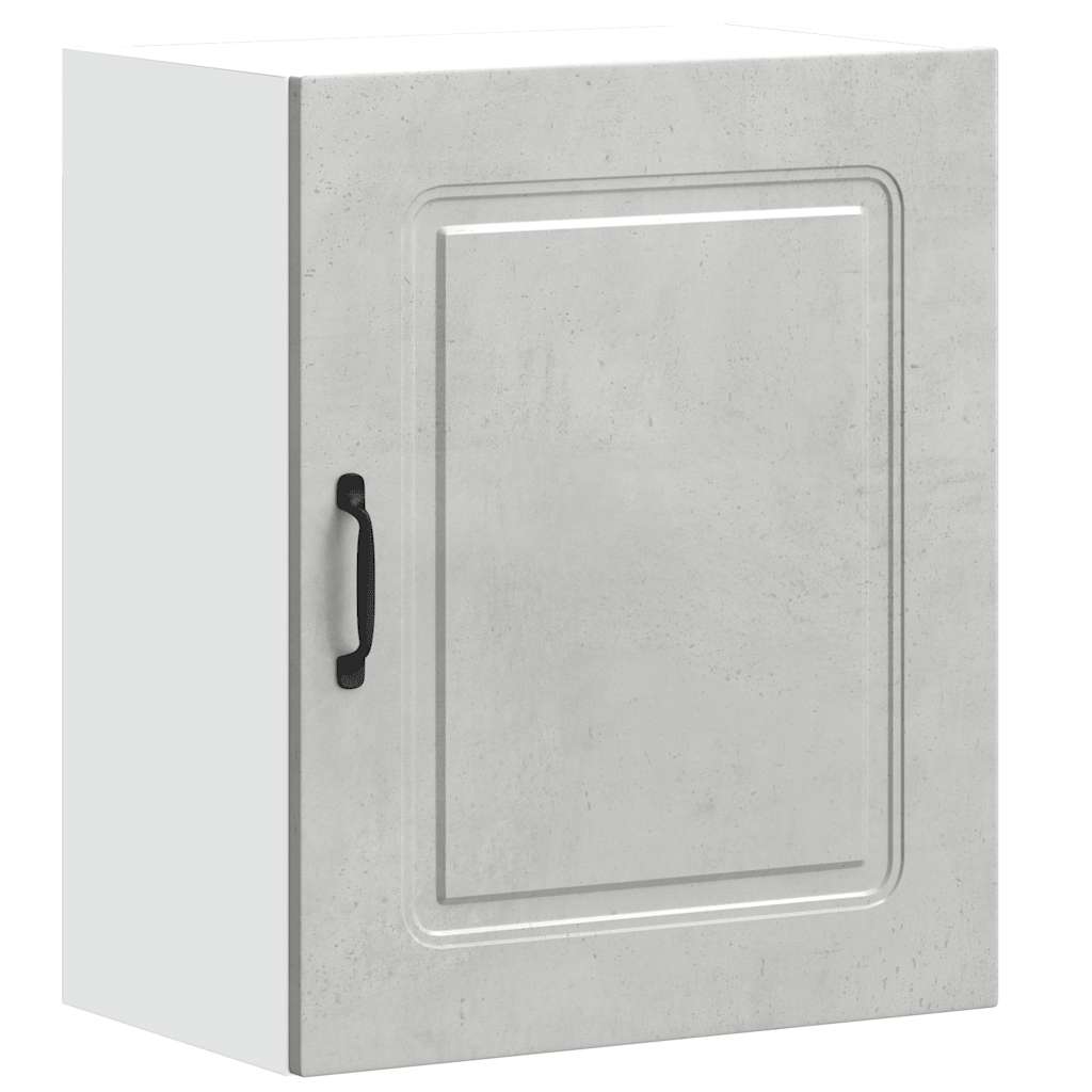 Kitchen Wall Cabinet Kalmar Concrete Grey Engineered Wood